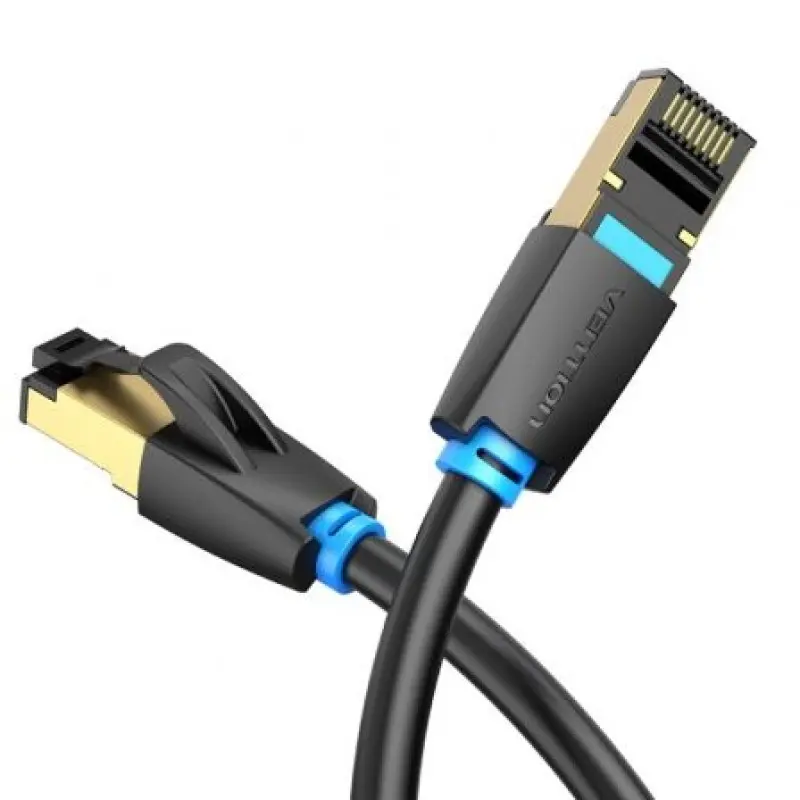 Cable de Red RJ45 SFTP Vention IKABJ Cat.8/ 5m/ Negro Cable de Red RJ45 SFTP Vention IKABJ Cat.8/ 5m/ Negro