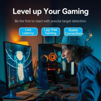 Cable de Red RJ45 UTP 26AWG Vention IKKBJ Cat.8/ Gaming/ 8m/ Negro Cable de Red RJ45 UTP 26AWG Vention IKKBJ Cat.8/ Gaming/ 8m/ Negro