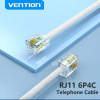 Cable de Teléfono RJ11 6P4C Vention IQBWI/ 3m/ Blanco Cable de Teléfono RJ11 6P4C Vention IQBWI/ 3m/ Blanco