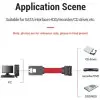 Cable SATA Vention KDDRD/ SATA Hembra - SATA Hembra/ 50cm/ Rojo