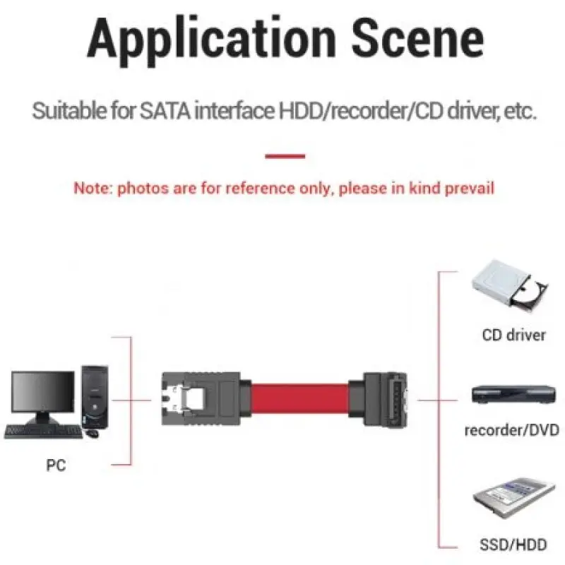 Cable SATA Vention KDDRD/ SATA Hembra - SATA Hembra/ 50cm/ Rojo Cable SATA Vention KDDRD/ SATA Hembra - SATA Hembra/ 50cm/ Rojo