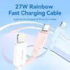 Cable USB 2.0 Tipo-C Lightning Vention LAKPH/ USB Tipo-C Macho - Lightning Macho/ Hasta 27W/ 480Mbps/ 2m/ Rosa Cable USB 2.0 Tipo-C Lightning Vention LAKPH/ USB Tipo-C Macho - Lightning Macho/ Hasta 27W/ 480Mbps/ 2m/ Rosa