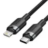 Cable USB Tipo-C Lightning Vention LALBF/ USB Tipo-C Macho - Lightning Macho/ 27W/ 480Mbps/ 1m/ Negro Cable USB Tipo-C Lightning Vention LALBF/ USB Tipo-C Macho - Lightning Macho/ 27W/ 480Mbps/ 1m/ Negro