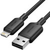 Cable USB 2.0 Lightning Vention LAMBF/ USB Macho - Lightning Macho/ 480Mbps/ 1m/ Negro Cable USB 2.0 Lightning Vention LAMBF/ USB Macho - Lightning Macho/ 480Mbps/ 1m/ Negro