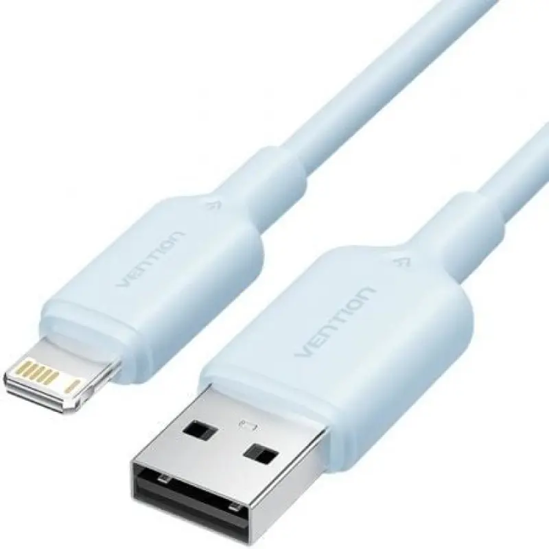 Cable USB 2.0 Lightning Vention LAMSH/ USB Macho - Lightning Macho/ 480Mbps/ 2m/ Azul Cable USB 2.0 Lightning Vention LAMSH/ USB Macho - Lightning Macho/ 480Mbps/ 2m/ Azul