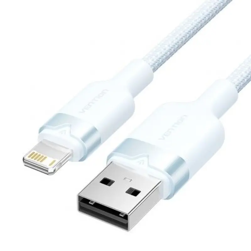 Cable USB 2.0 Lightning Vention LANSF/ USB Macho - Lightning Macho/ 480Mbps/ 1m/ Azul Cable USB 2.0 Lightning Vention LANSF/ USB Macho - Lightning Macho/ 480Mbps/ 1m/ Azul