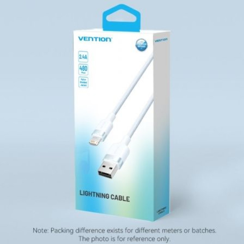 Cable USB 2.0 Lightning Vention LANSH/ USB Macho - Lightning Macho/ 480Mbps/ 2m/ Azul Cable USB 2.0 Lightning Vention LANSH/ USB Macho - Lightning Macho/ 480Mbps/ 2m/ Azul