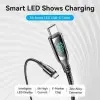 Cable USB 2.0 Tipo-C 5A 100W Vention TAYBAV/ USB Tipo-C Macho - USB Tipo-C Macho/ Hasta 100W/ 480Mbps/ 1.2m/ con Pantalla LED/ Negro Cable USB 2.0 Tipo-C 5A 100W Vention TAYBAV/ USB Tipo-C Macho - USB Tipo-C Macho/ Hasta 100W/ 480Mbps/ 1.2m/ con Pantalla LED/ Negro