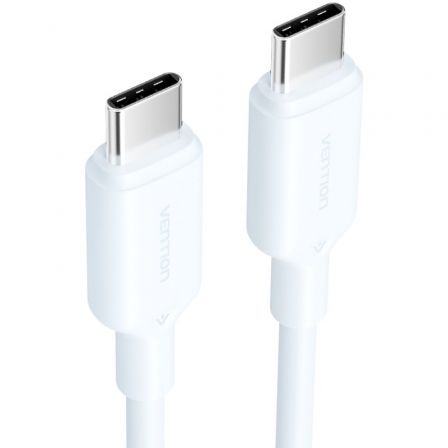 Cable USB 2.0 Tipo-C 3A Vention TRCSH/ USB Tipo-C Macho - USB Tipo-C Macho/ Hasta 60W/ 480Mbps/ 2m/ Azul Cable USB 2.0 Tipo-C 3A Vention TRCSH/ USB Tipo-C Macho - USB Tipo-C Macho/ Hasta 60W/ 480Mbps/ 2m/ Azul