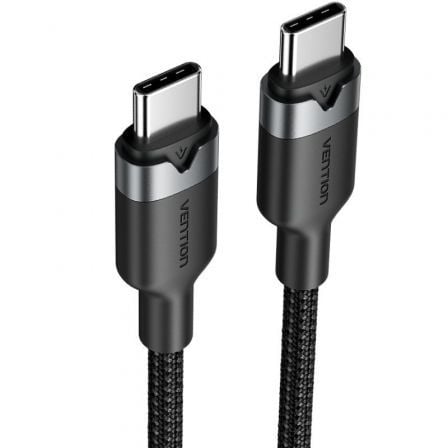 Cable USB 2.0 Tipo-C 3A Vention TRDBF/ USB Tipo-C Macho - USB Tipo-C Macho/ Hasta 60W/ 480Mbps/ 1m/ Negro Cable USB 2.0 Tipo-C 3A Vention TRDBF/ USB Tipo-C Macho - USB Tipo-C Macho/ Hasta 60W/ 480Mbps/ 1m/ Negro