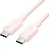 Cable USB 2.0 Tipo-C 3A Vention TRDPF/ USB Tipo-C Macho - USB Tipo-C Macho/ Hasta 60W/ 480Mbps/ 1m/ Rosa Cable USB 2.0 Tipo-C 3A Vention TRDPF/ USB Tipo-C Macho - USB Tipo-C Macho/ Hasta 60W/ 480Mbps/ 1m/ Rosa