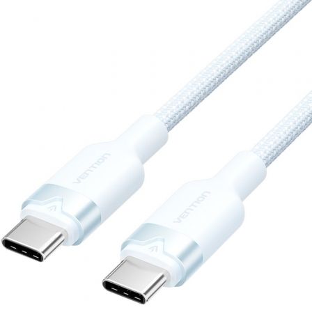 Cable USB 2.0 Tipo-C 3A Vention TRDSH/ USB Tipo-C Macho - USB Tipo-C Macho/ Hasta 60W/ 480Mbps/ 2m/ Azul Cable USB 2.0 Tipo-C 3A Vention TRDSH/ USB Tipo-C Macho - USB Tipo-C Macho/ Hasta 60W/ 480Mbps/ 2m/ Azul
