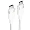 Cable USB 2.0 Tipo-C 3A Vention TRDWH/ USB Tipo-C Macho - USB Tipo-C Macho/ Hasta 60W/ 480Mbps/ 2m/ Blanco Cable USB 2.0 Tipo-C 3A Vention TRDWH/ USB Tipo-C Macho - USB Tipo-C Macho/ Hasta 60W/ 480Mbps/ 2m/ Blanco