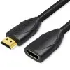 Cable Alargador HDMI Vention VAA-B06-B100/ HDMI Macho - HDMI Hembra/ 1m/ Negro Cable Alargador HDMI Vention VAA-B06-B100/ HDMI Macho - HDMI Hembra/ 1m/ Negro
