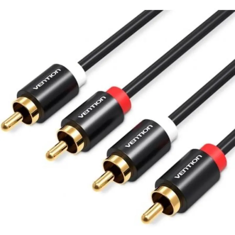Cable Estéreo Vention VAB-R06-B150/ 2x RCA Macho - 2x RCA Macho/ 1.5m/ Negro Cable Estéreo Vention VAB-R06-B150/ 2x RCA Macho - 2x RCA Macho/ 1.5m/ Negro