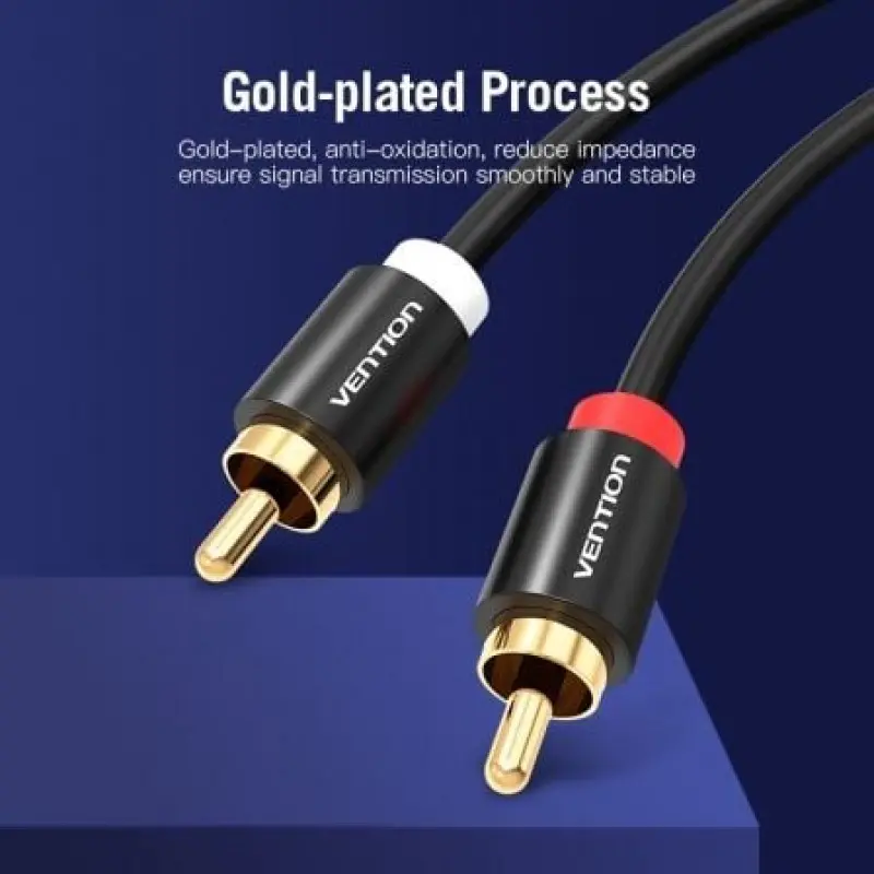 Cable Estéreo Vention VAB-R06-B150/ 2x RCA Macho - 2x RCA Macho/ 1.5m/ Negro Cable Estéreo Vention VAB-R06-B150/ 2x RCA Macho - 2x RCA Macho/ 1.5m/ Negro