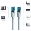Cable de Red RJ45 UTP Vention VAP-A10-S1000 Cat.5e/ 10m/ Azul y Negro Cable de Red RJ45 UTP Vention VAP-A10-S1000 Cat.5e/ 10m/ Azul y Negro