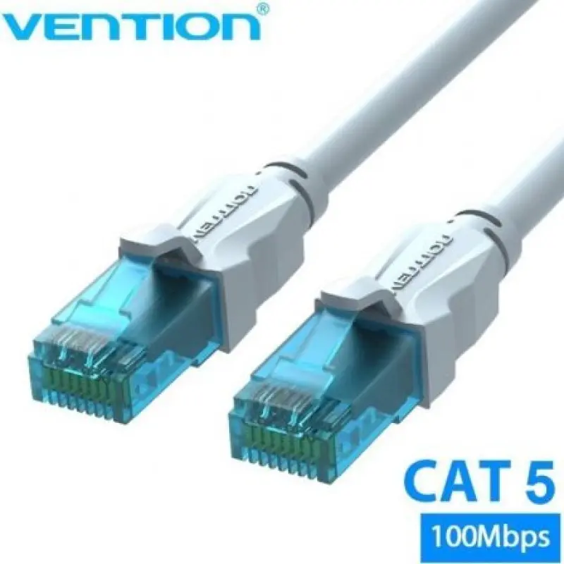 Cable de Red RJ45 UTP Vention VAP-A10-S1500 Cat.5e/ 15m/ Azul y Blanco Cable de Red RJ45 UTP Vention VAP-A10-S1500 Cat.5e/ 15m/ Azul y Blanco