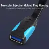Cable Alargador USB 3.0 Vention VAS-A13-B300/ USB Macho - USB Hembra/ 5Gbps/ 3m/ Negro y Azul