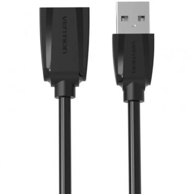 Cable Alargador USB 2.0 Vention VAS-A44-B150/ USB Macho - USB Hembra/ 1.5m/ Negro Cable Alargador USB 2.0 Vention VAS-A44-B150/ USB Macho - USB Hembra/ 1.5m/ Negro