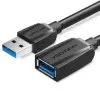 Cable Alargador USB 3.0 Vention VAS-A45-B150/ USB Macho - USB Hembra/ 5Gbps/ 1.5m/ Negro Cable Alargador USB 3.0 Vention VAS-A45-B150/ USB Macho - USB Hembra/ 5Gbps/ 1.5m/ Negro