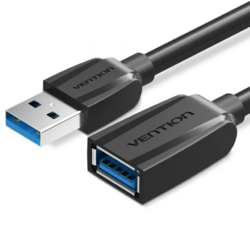 Cable Alargador USB 3.0 Vention VAS-A45-B150/ USB Macho - USB Hembra/ 5Gbps/ 1.5m/ Negro Cable Alargador USB 3.0 Vention VAS-A45-B150/ USB Macho - USB Hembra/ 5Gbps/ 1.5m/ Negro