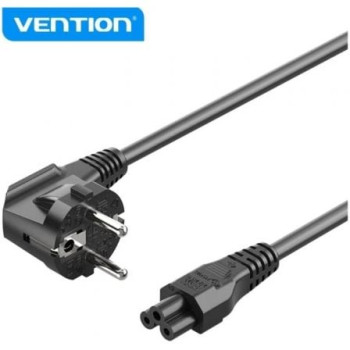 Cable de Alimentación Vention ZCKBAC/ IEC C5 Hembra - CEE7 Macho/ 1.8m/ Negro Cable de Alimentación Vention ZCKBAC/ IEC C5 Hembra - CEE7 Macho/ 1.8m/ Negro