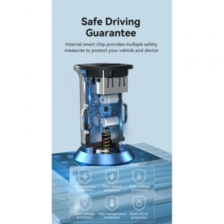 Cargador de Coche Vention FFAH0/ 2xUSB/ 18W Cargador de Coche Vention FFAH0/ 2xUSB/ 18W