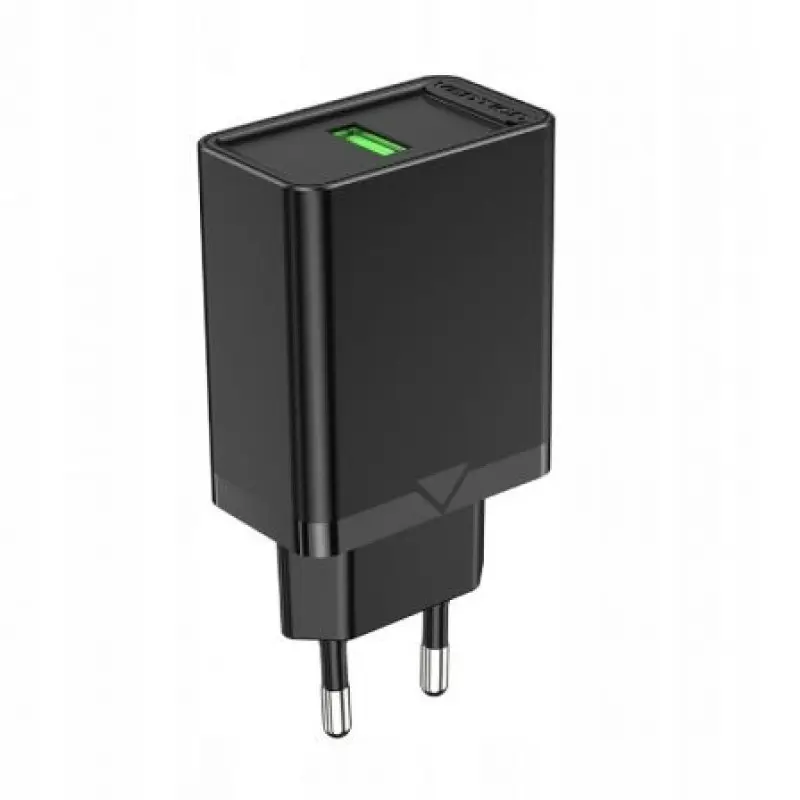 Cargador de Pared Vention FABB0-EU/ 1xUSB/ 18W Cargador de Pared Vention FABB0-EU/ 1xUSB/ 18W