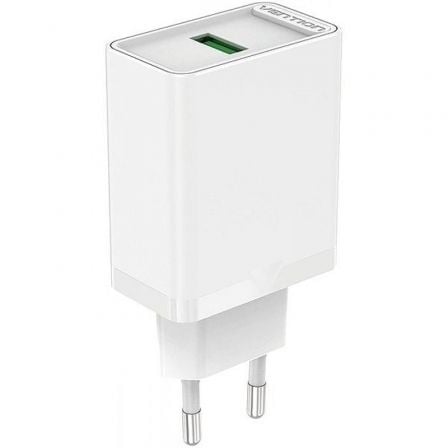 Cargador de Pared Vention FABW0-EU/ 1xUSB/ 18W Cargador de Pared Vention FABW0-EU/ 1xUSB/ 18W