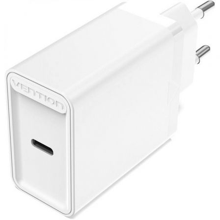 Cargador de Pared Vention FAIW0-EU/ 1xUSB Tipo-C/ 30W Cargador de Pared Vention FAIW0-EU/ 1xUSB Tipo-C/ 30W