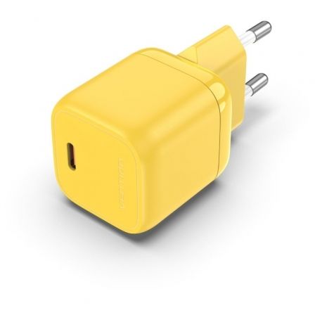 Cargador de Pared Vention FAKY0-EU/ 1xUSB Tipo-C/ 30W Cargador de Pared Vention FAKY0-EU/ 1xUSB Tipo-C/ 30W