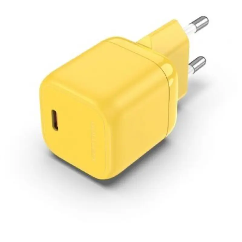 Cargador de Pared Vention FAKY0-EU/ 1xUSB Tipo-C/ 30W Cargador de Pared Vention FAKY0-EU/ 1xUSB Tipo-C/ 30W