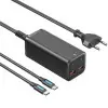 Cargador de Pared Vention FBSBG-EU/ 2xUSB Tipo-C + Cable USB Tipo-C/ 2xUSB/ 100W Cargador de Pared Vention FBSBG-EU/ 2xUSB Tipo-C + Cable USB Tipo-C/ 2xUSB/ 100W