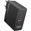 Cargador de Pared Vention FEGB0-EU/ 2xUSB Tipo-C/ 1xUSB/ 100W Cargador de Pared Vention FEGB0-EU/ 2xUSB Tipo-C/ 1xUSB/ 100W