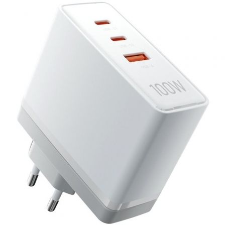 Cargador de Pared Vention FEGW0-EU/ 2xUSB Tipo-C/ 1xUSB/ 100W Cargador de Pared Vention FEGW0-EU/ 2xUSB Tipo-C/ 1xUSB/ 100W
