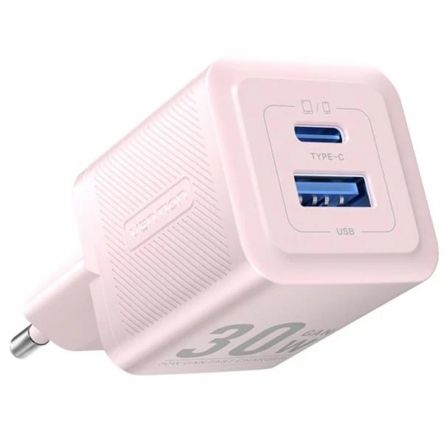 Cargador Gan de Pared Vention FEQP0-EU/ 1xUSB Tipo-C/ 1xUSB/ 30W Cargador Gan de Pared Vention FEQP0-EU/ 1xUSB Tipo-C/ 1xUSB/ 30W