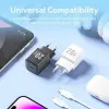 Cargador Gan de Pared Vention TZ-FEPW0-EU-02/ 1xUSB Tipo-C + Cable Lightning/ 20W Cargador Gan de Pared Vention TZ-FEPW0-EU-02/ 1xUSB Tipo-C + Cable Lightning/ 20W