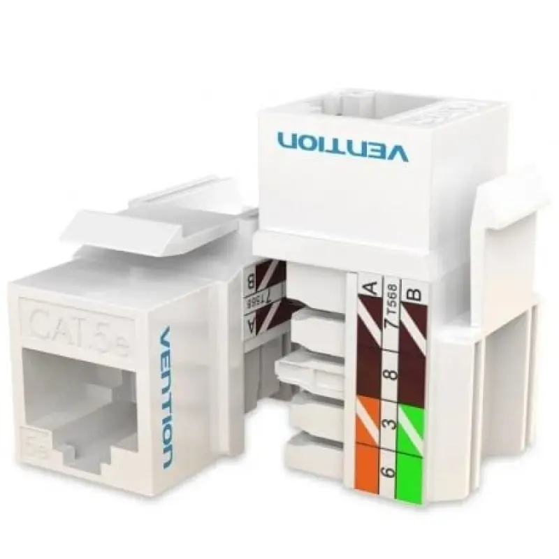Conector RJ45 90º Vention IPAW0/ Cat.5e UTP Conector RJ45 90º Vention IPAW0/ Cat.5e UTP