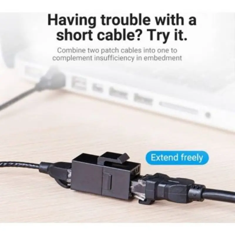 Conector RJ45 Vention IPGB0 Cat6 UTP/ Negro Conector RJ45 Vention IPGB0 Cat6 UTP/ Negro