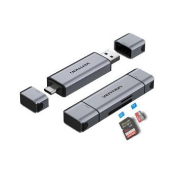 Lector de Tarjetas Externo Vention CLKB0/ USB 3.0 y USB Tipo-C Lector de Tarjetas Externo Vention CLKB0/ USB 3.0 y USB Tipo-C