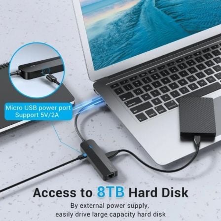 Docking USB 2.0 Vention CHPBB/ 3xUSB/ 1xMicro USB PD/ 1xRJ45/ Negro Docking USB 2.0 Vention CHPBB/ 3xUSB/ 1xMicro USB PD/ 1xRJ45/ Negro
