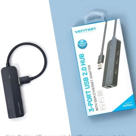Docking USB 2.0 Vention CHPBB/ 3xUSB/ 1xMicro USB PD/ 1xRJ45/ Negro Docking USB 2.0 Vention CHPBB/ 3xUSB/ 1xMicro USB PD/ 1xRJ45/ Negro