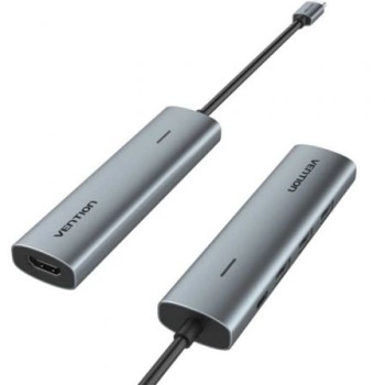 Docking USB Tipo-C Vention TGGHB/ 3xUSB/ 1xHDMI/ 1xUSB Tipo-C PD Docking USB Tipo-C Vention TGGHB/ 3xUSB/ 1xHDMI/ 1xUSB Tipo-C PD