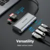 Docking USB Tipo-C Vention TGRHB/ 3xUSB/ 1xLector Tarjetas/ 1xUSB Tipo-C PD/ Gris Docking USB Tipo-C Vention TGRHB/ 3xUSB/ 1xLector Tarjetas/ 1xUSB Tipo-C PD/ Gris