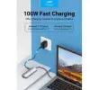 Docking USB Tipo-C Vention TOKHB/ 1xHDMI/ 3xUSB/ 1xUSB Tipo-C PD/ 1xRJ45/ 1xLector Tarjetas SD y MicroSD/ Gris