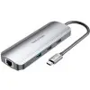 Docking USB Tipo-C Vention TOLHB/ 1xHDMI/ 3xUSB/ 1xUSB Tipo-C PD/ 1xRJ45/ 1xLector Tarjetas SD/ 1x MicroSD/ Jack 3.5/ Gris Docking USB Tipo-C Vention TOLHB/ 1xHDMI/ 3xUSB/ 1xUSB Tipo-C PD/ 1xRJ45/ 1xLector Tarjetas SD/ 1x MicroSD/ Jack 3.5/ Gris