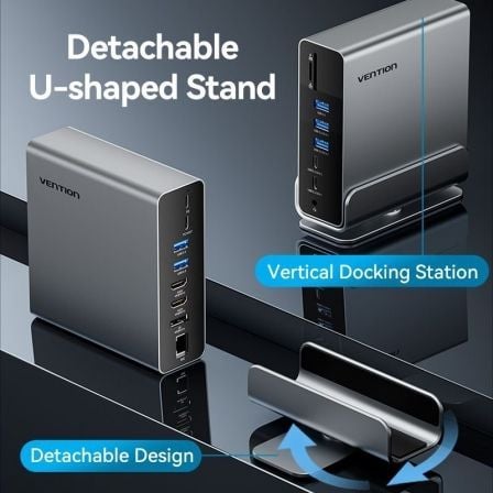 Docking USB Tipo-C Vention TPUH0/ 2xHDMI/ 1xDisplayPort/ 3xUSB Tipo-C/ 5xUSB/ 1xRJ45/ 1xLector de Tarjetas/ 1xJack 3.5/ 1xUSB Tipo-C PD/ Gris Docking USB Tipo-C Vention TPUH0/ 2xHDMI/ 1xDisplayPort/ 3xUSB Tipo-C/ 5xUSB/ 1xRJ45/ 1xLector de Tarjetas/ 1xJack 3.5/ 1xUSB Tipo-C PD/ Gris