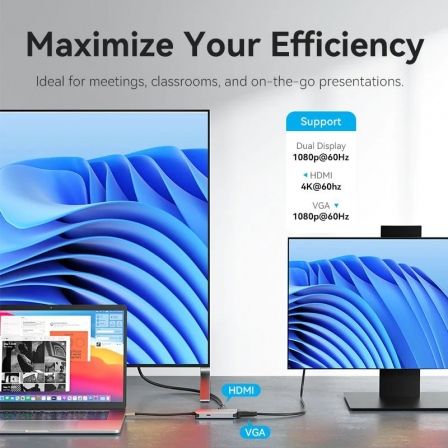 Docking USB Tipo-C Vention TQAHB/ 1xHDMI/ 1xUSB/ 1xVGA/ 1xUSB Tipo-C PD/ Gris Docking USB Tipo-C Vention TQAHB/ 1xHDMI/ 1xUSB/ 1xVGA/ 1xUSB Tipo-C PD/ Gris