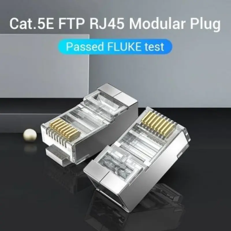 Conector RJ45 Vention IDAR0-50/ Cat.5e/ 50 uds Conector RJ45 Vention IDAR0-50/ Cat.5e/ 50 uds